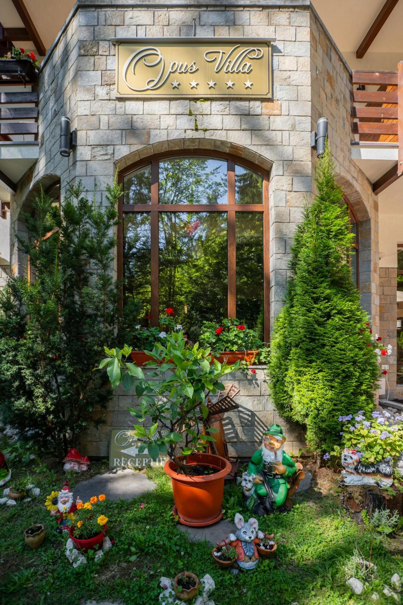 Opus Villa Sinaia Exterior photo The courtyard of the house